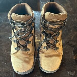 Rocky Rugged Tan Lace-Up Boots
